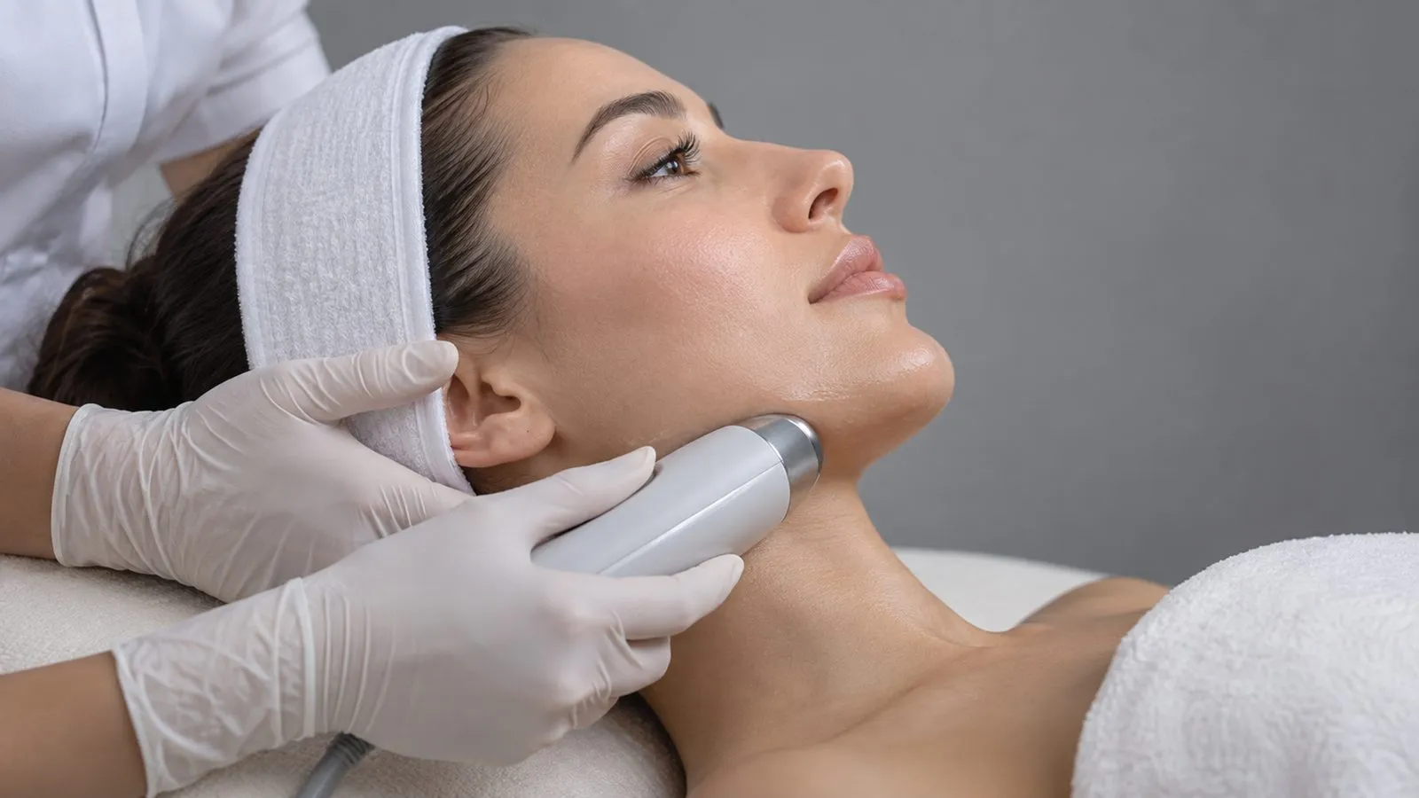 Client welcomed by a beauty concierge
